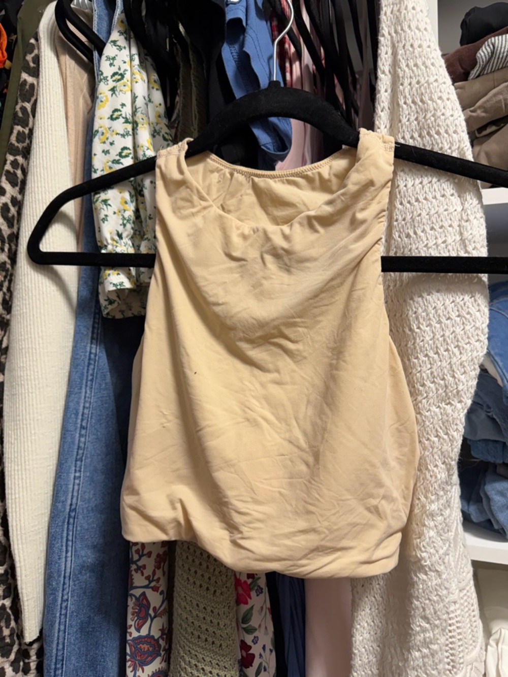 Skims FITS EVERYBODY HIGH NECK BRALETTE | SAND